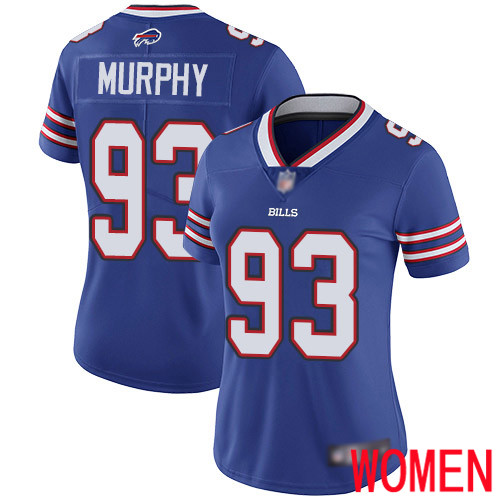Women Buffalo Bills 93 Trent Murphy Royal Blue Team Color Vapor Untouchable Limited Player NFL Jersey